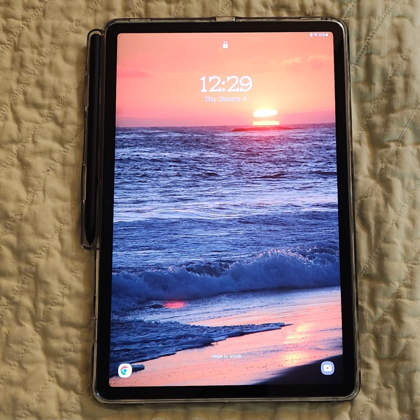 Ringke Fusion cover Galaxy Tab S8 S7 trasparente Clear S Pen