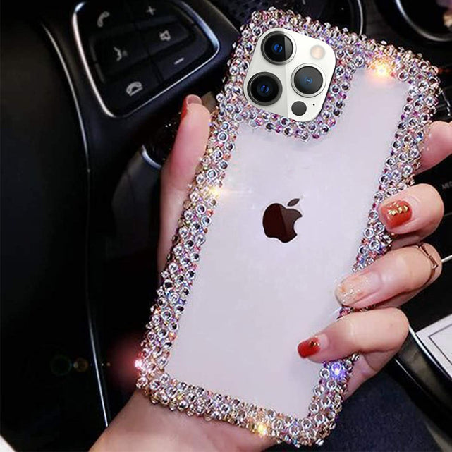 Redpepper Apple Cases 13 Pro Max Custodia Glitter strass donna
