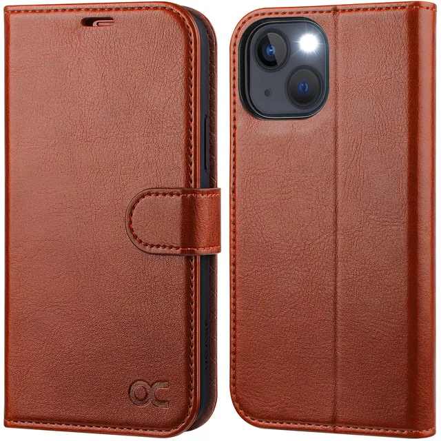 Redpepper iPhone 13 Cover Portafoglio Pelle Carte RFID Stand