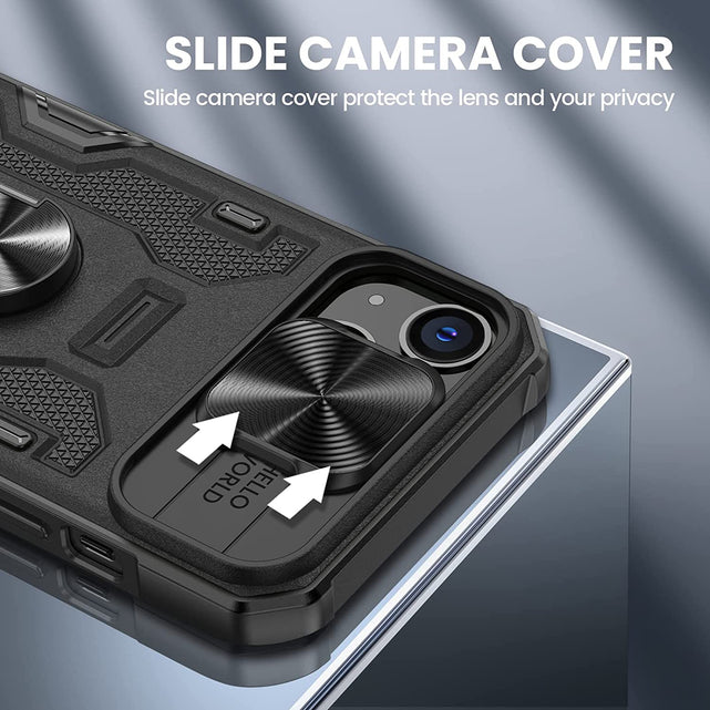Redpepper iPhone 14 cover anello 360° copri fotocamera