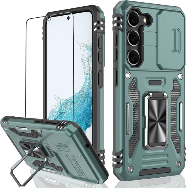 Redpepper Galaxy Cases Galaxy S23 Plus custodia anello blu antiurto