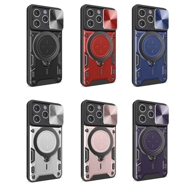 Redpepper iPhone 14 Plus Cover Camshield Magnetica CD Nero