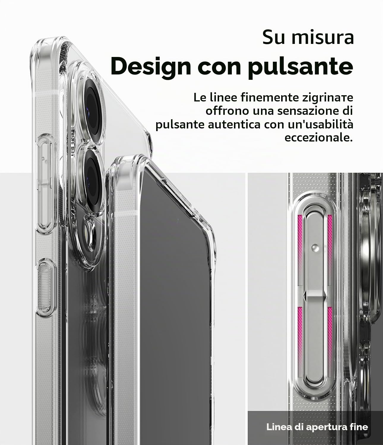 Ringke Fusion Cover Galaxy S25 Edge Trasparente Clear antiurto