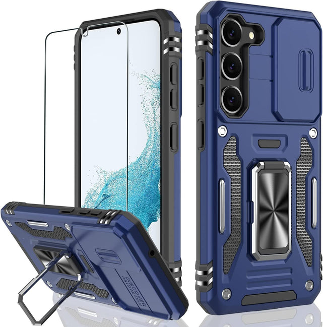 Redpepper Galaxy Cases Galaxy S23 Plus custodia anello blu antiurto