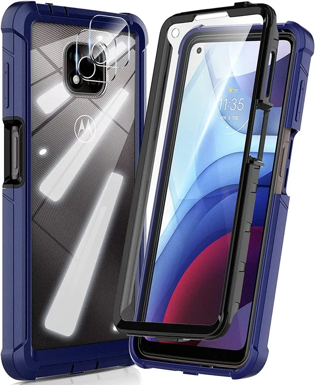 Redpepper Moto G Power 2021 cover nera pellicola