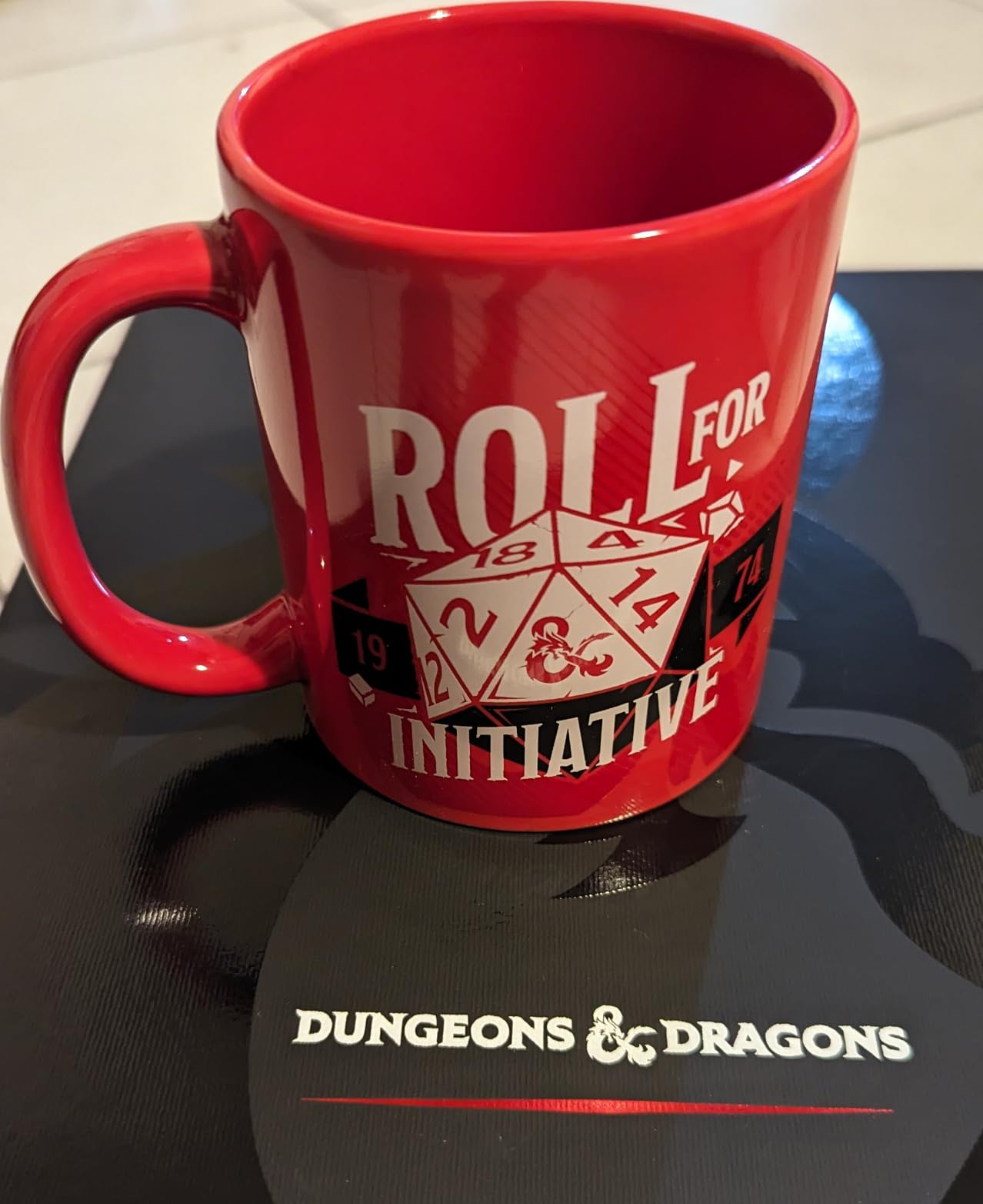 Konix Dungeons & Dragons tazza ceramica 320 ml rossa