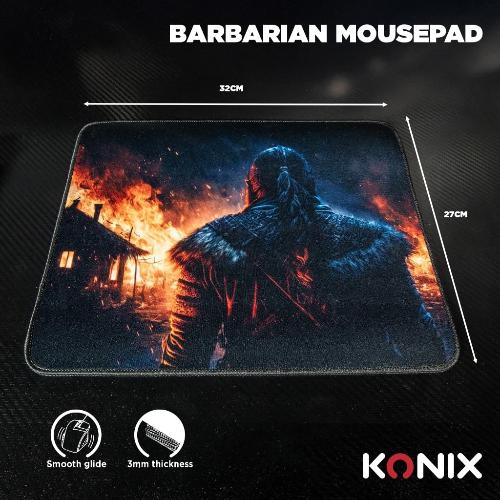Konix Drakkar Barbarian set gaming PC tastiera AZERTY LED