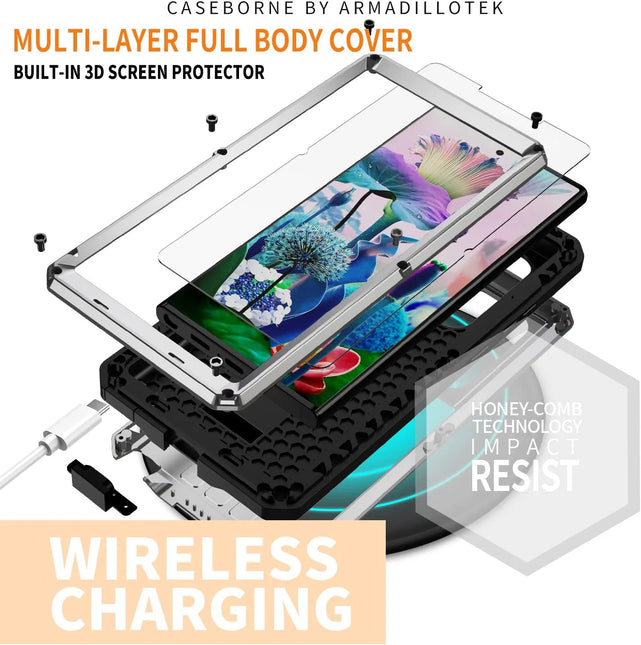 Redpepper Galaxy S23 Ultra Cover Alluminio Corazzata