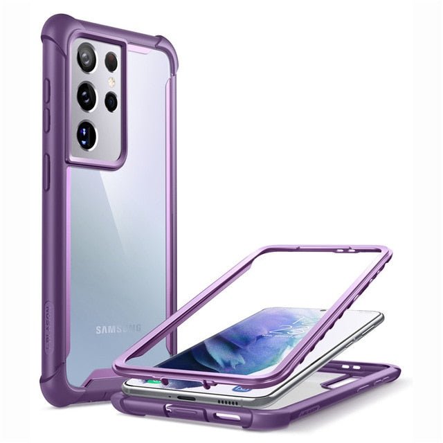 Redpepper Galaxy S21 Ultra Cover Antishock Trasparente Nera
