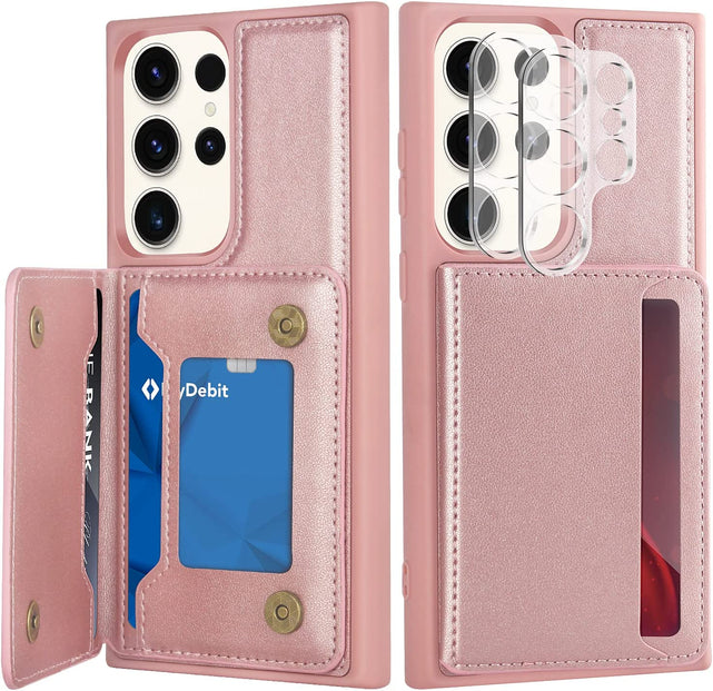 Redpepper Galaxy S23 Ultra Cover Portafoglio Pelle