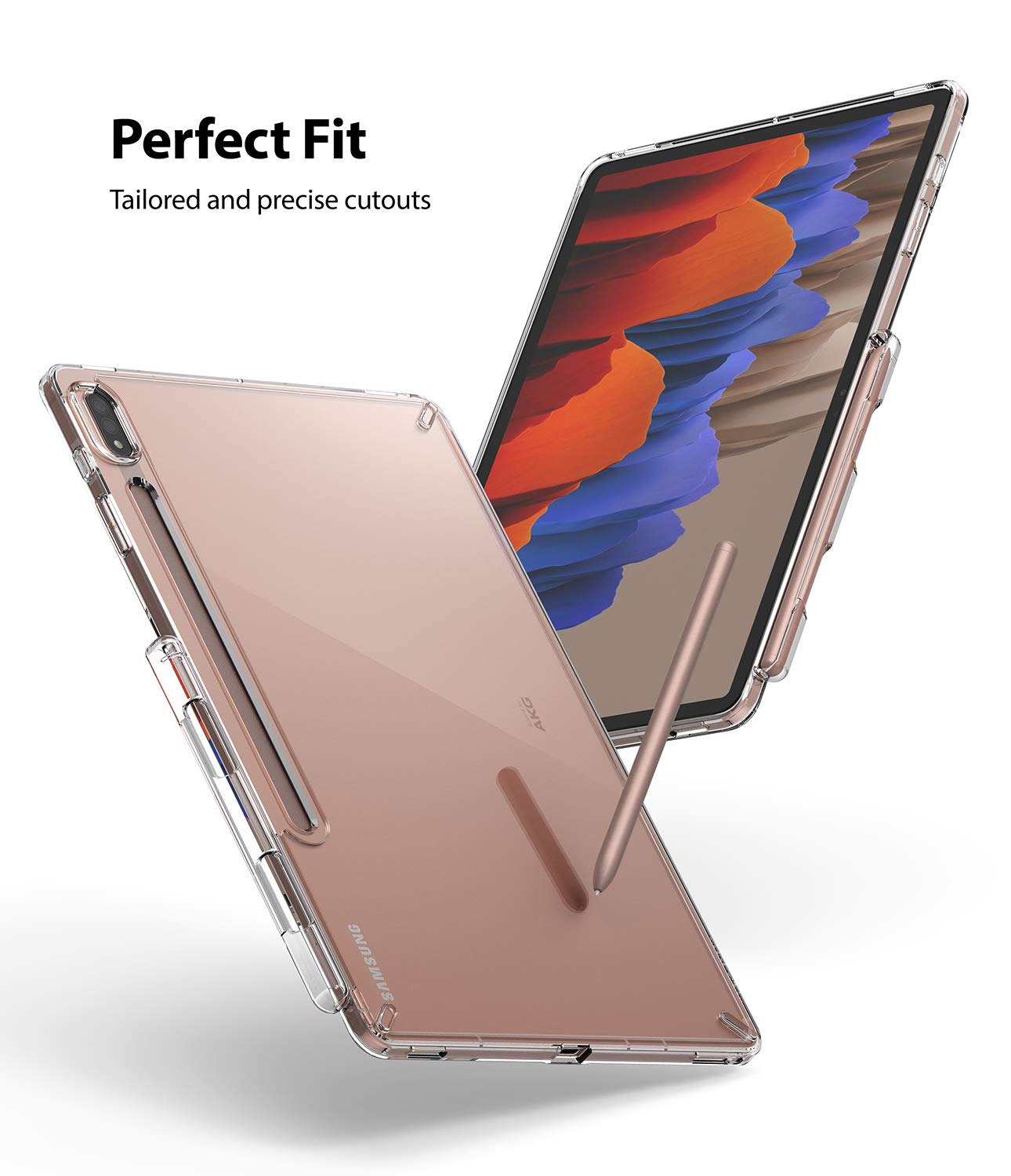 Ringke Fusion Cover Galaxy Tab S8 Plus Clear con Porta Penna