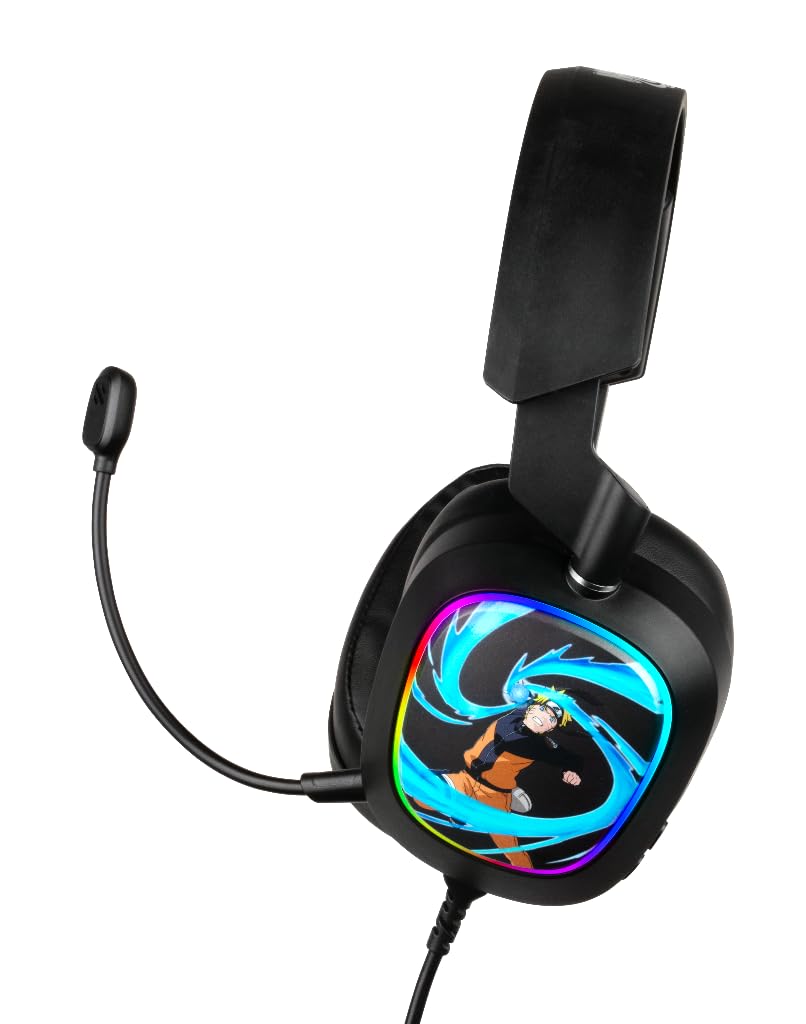 Konix Naruto Shippuden Cuffie gaming 7.1 nere