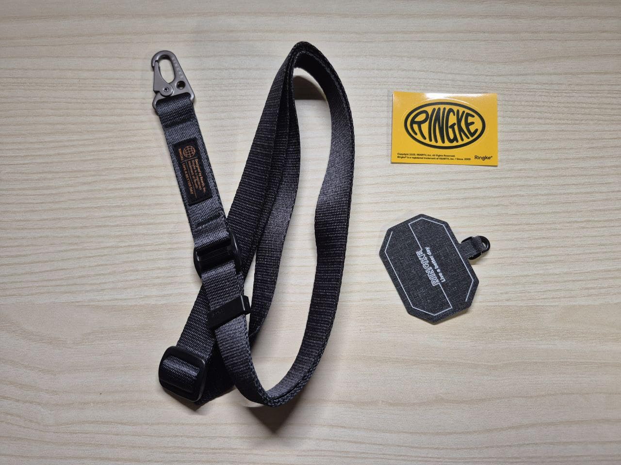 Ringke Strap Holder Link Laccetto Warm Gray Antistrappo