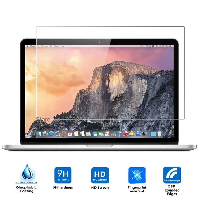 Redpepper MacBook Pro 13 Pellicola Vetro Temperato Retina Trasparente