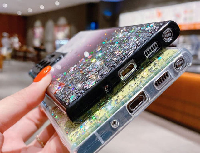 Redpepper S22 Ultra cover trasparente glitter TPU