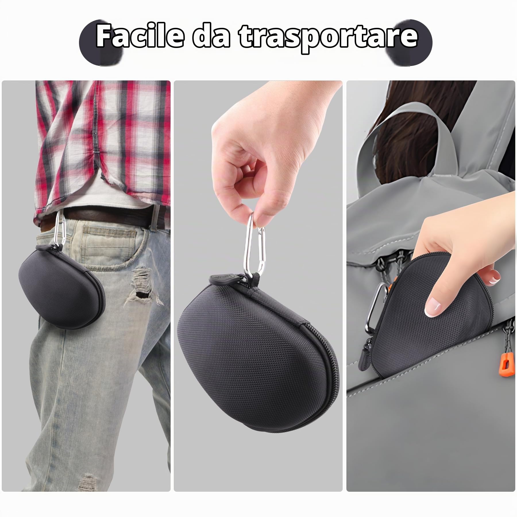Aenllosi Keyboard & Mouse Case Logitech MX Master Nero EVA