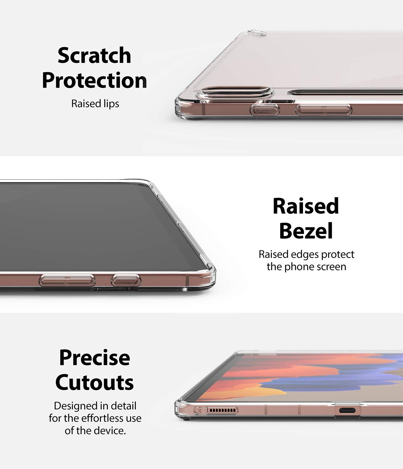 Ringke Fusion Cover Galaxy Tab S8 Plus Clear con Porta Penna