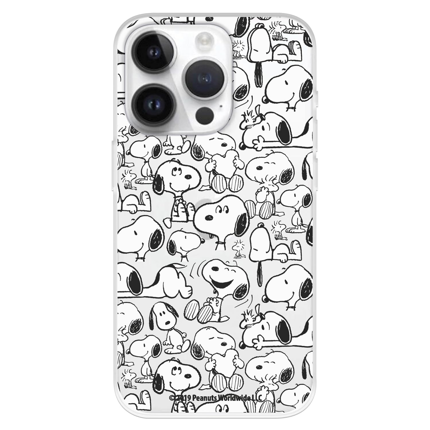 La Casa de las Carcasas cover iPhone 15 Pro Silhouette Snoopy