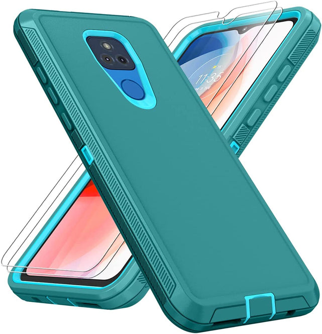 Redpepper Moto G Play 2021 Cover 3in1 + Pellicole