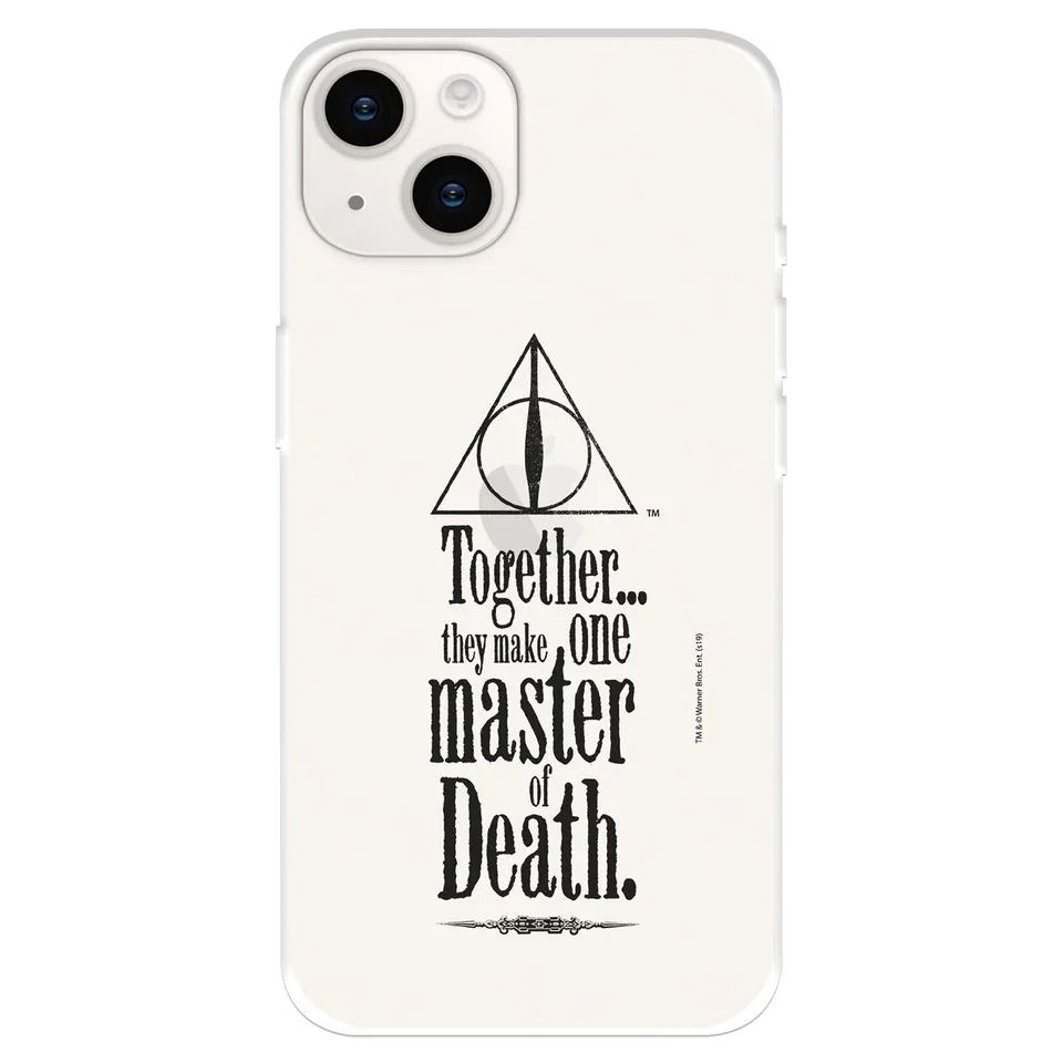 La Casa de las Carcasas Harry Potter Death custodia iPhone 15 Plus silicone