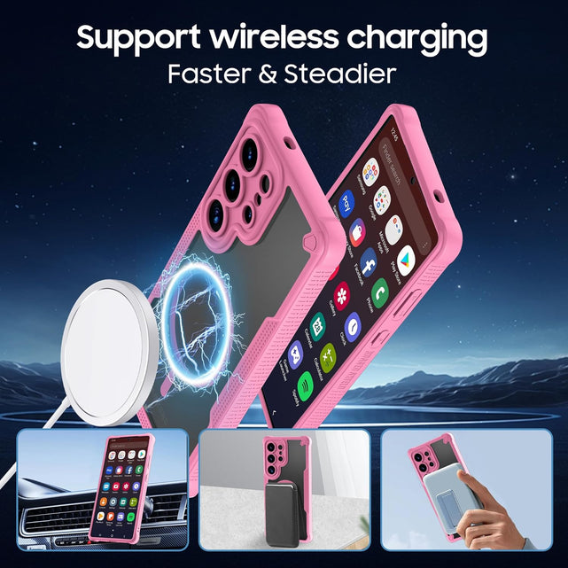 Redpepper Galaxy S25 Ultra cover magnetica nera opaca slim
