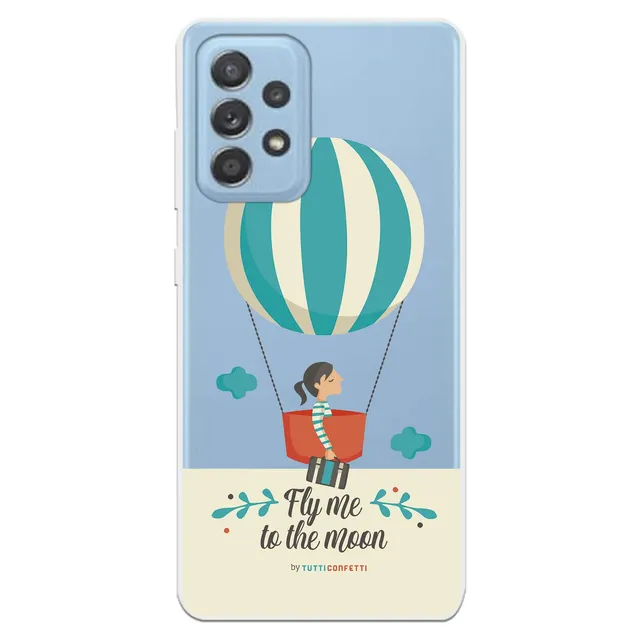 La Casa de las Carcasas Galaxy A52 cover trasparente Fly Moon