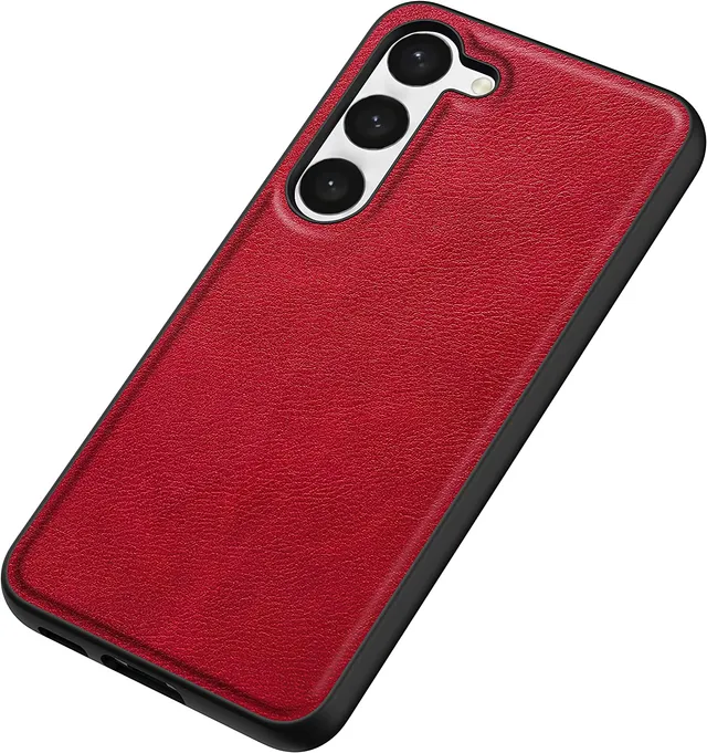 Redpepper Samsung Galaxy S23 Plus custodia pelle nera grip