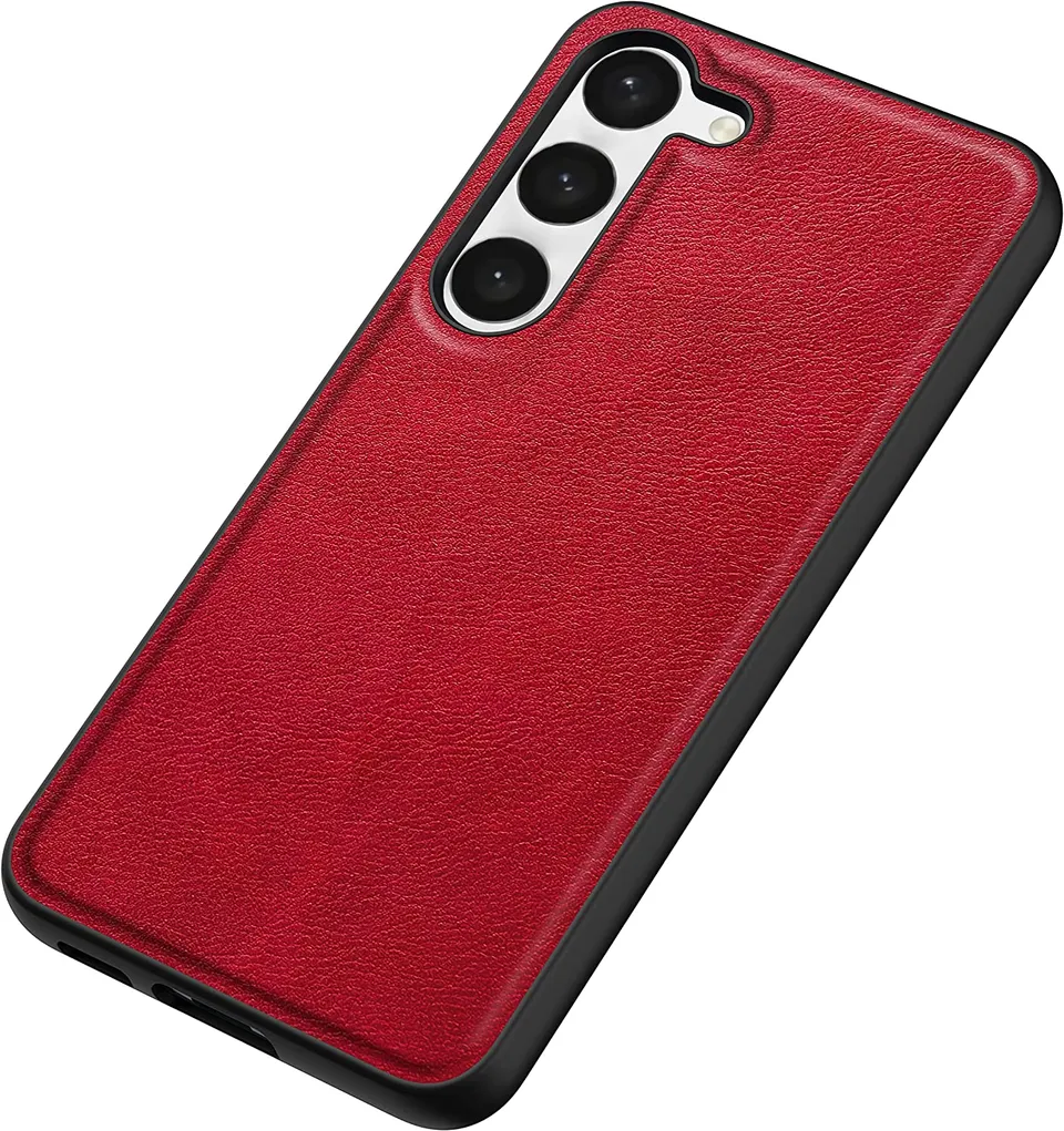 Redpepper Samsung Galaxy S23 Plus custodia pelle nera grip