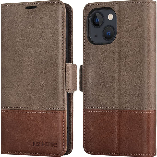 Redpepper iPhone 13 cover pelle libro portafoglio stand RFID