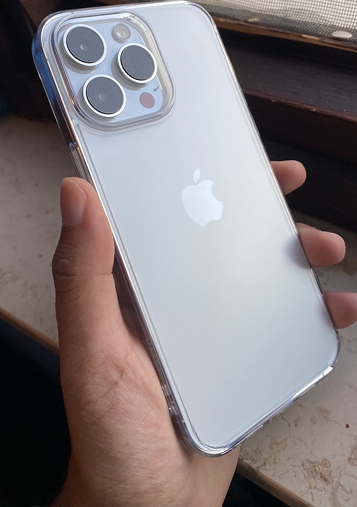 Ringke Fusion Cover iPhone 16 Pro Max Trasparente Clear Antishock