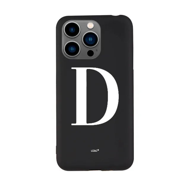 La Casa de las Carcasas Personalizzate custodia iPhone 15 Pro nero iniziale