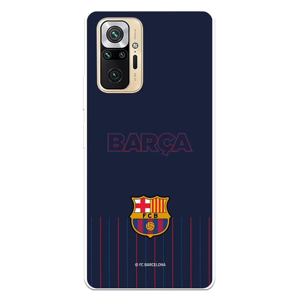 La Casa de las Carcasas Squadre Custodia Redmi Note 10 Pro Barcellona Blu