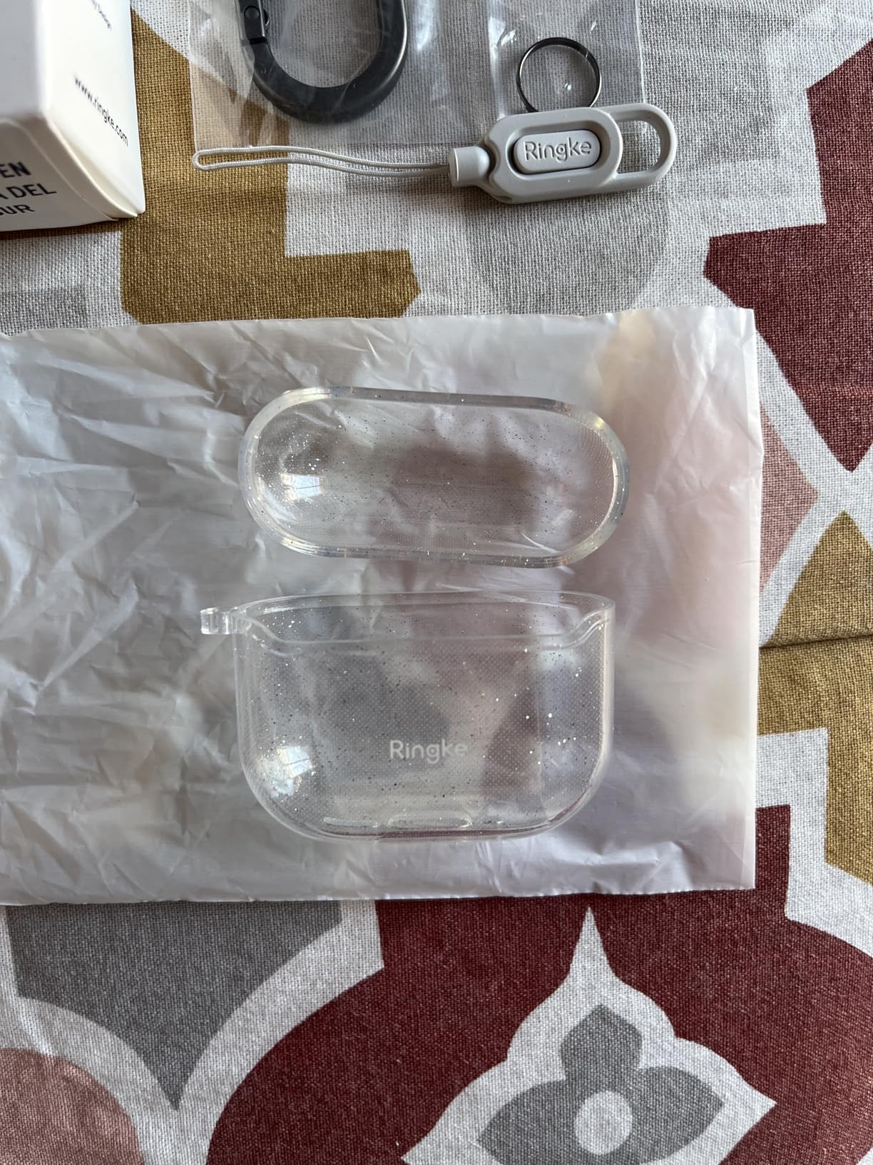 Ringke Air Cover AirPods 4 custodia Clear TPU