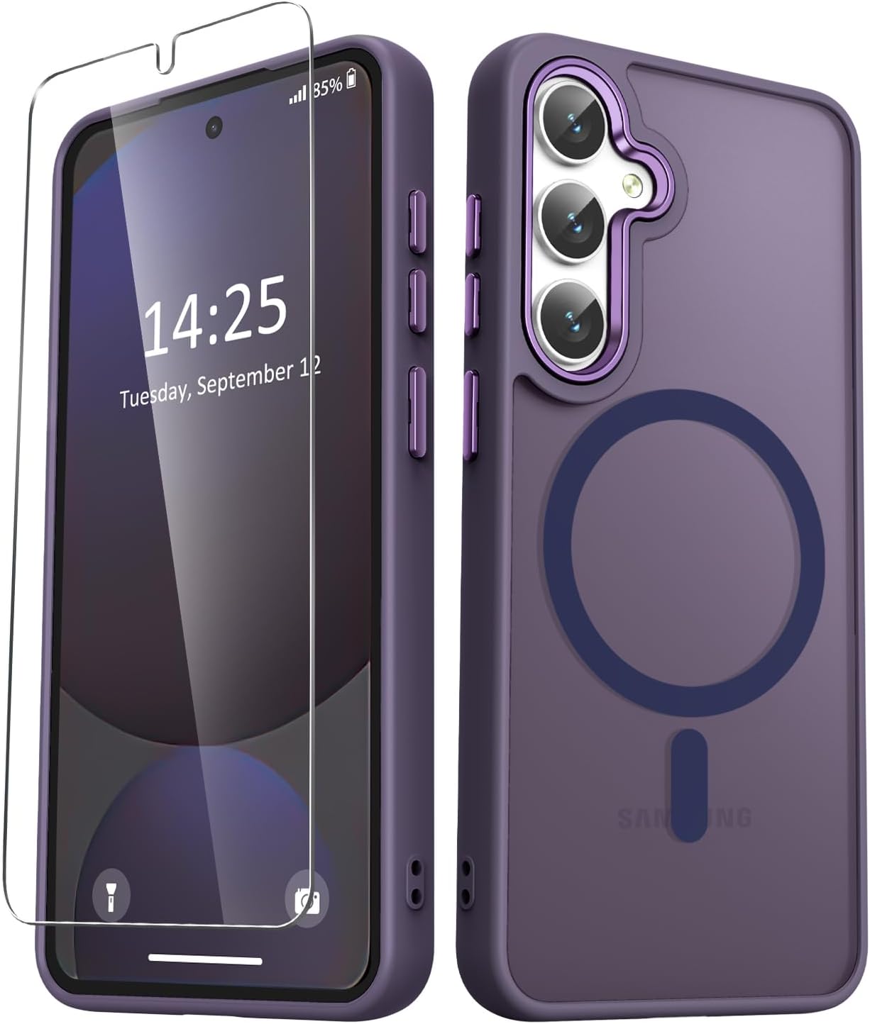 Redpepper Galaxy S25 Plus cover MagSafe traslucida