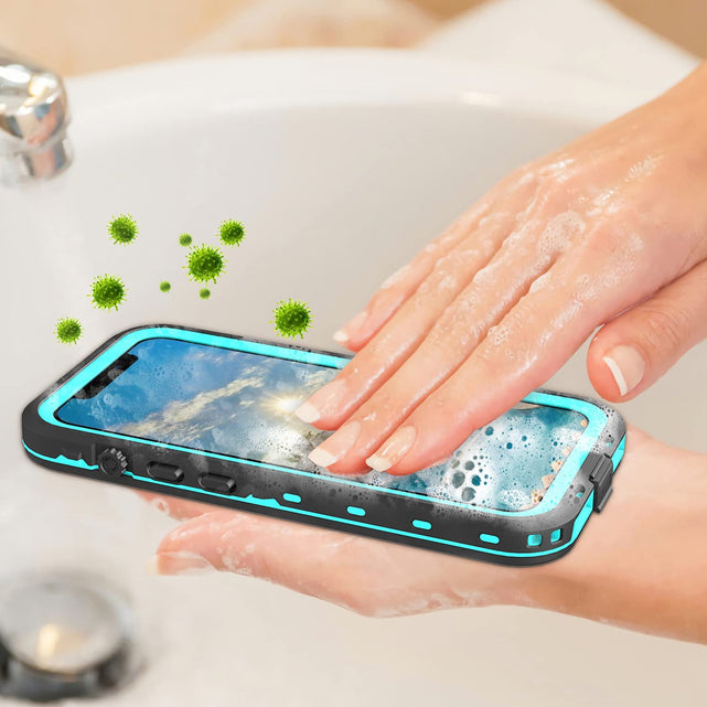 Redpepper Apple Cases iPhone 13 Waterproof custodia blu IP68