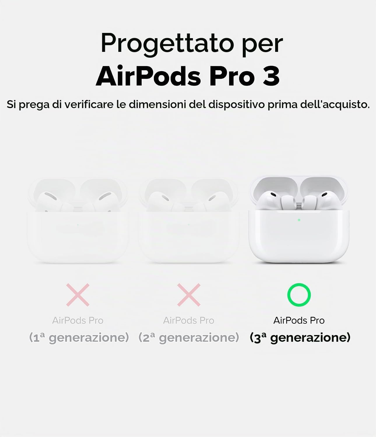 Ringke Ear Phone Case AirPods Pro 3 cover silicone Stone antigraffio