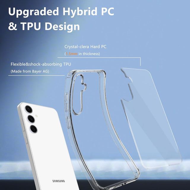Redpepper Galaxy S25 Plus Cover Trasparente Antiurto TPU PC