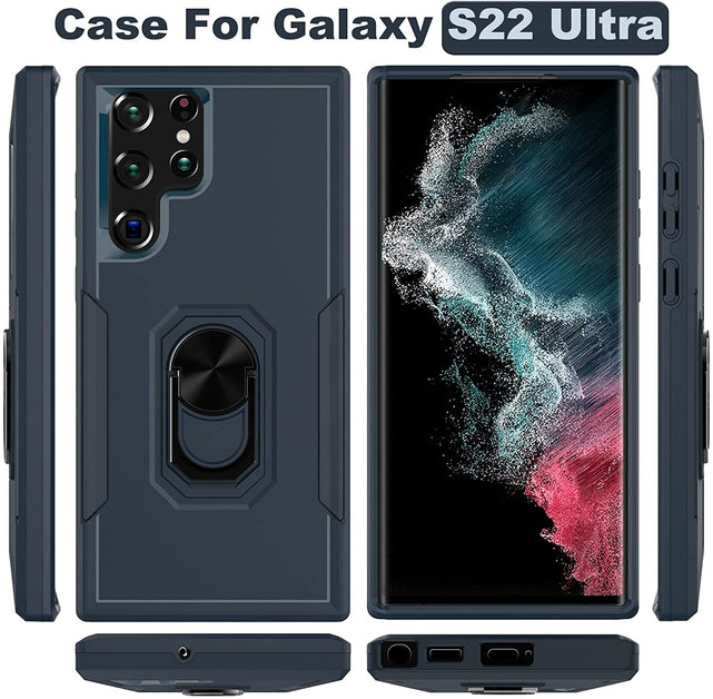 Redpepper Galaxy S22 Ultra cover anello stand magnetica