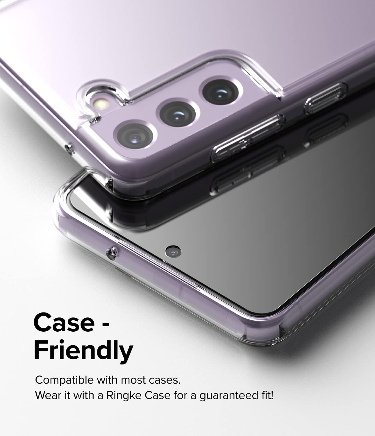 Ringke Screen Protector vetro temperato Galaxy S21 FE 5G 2 pezzi 9H
