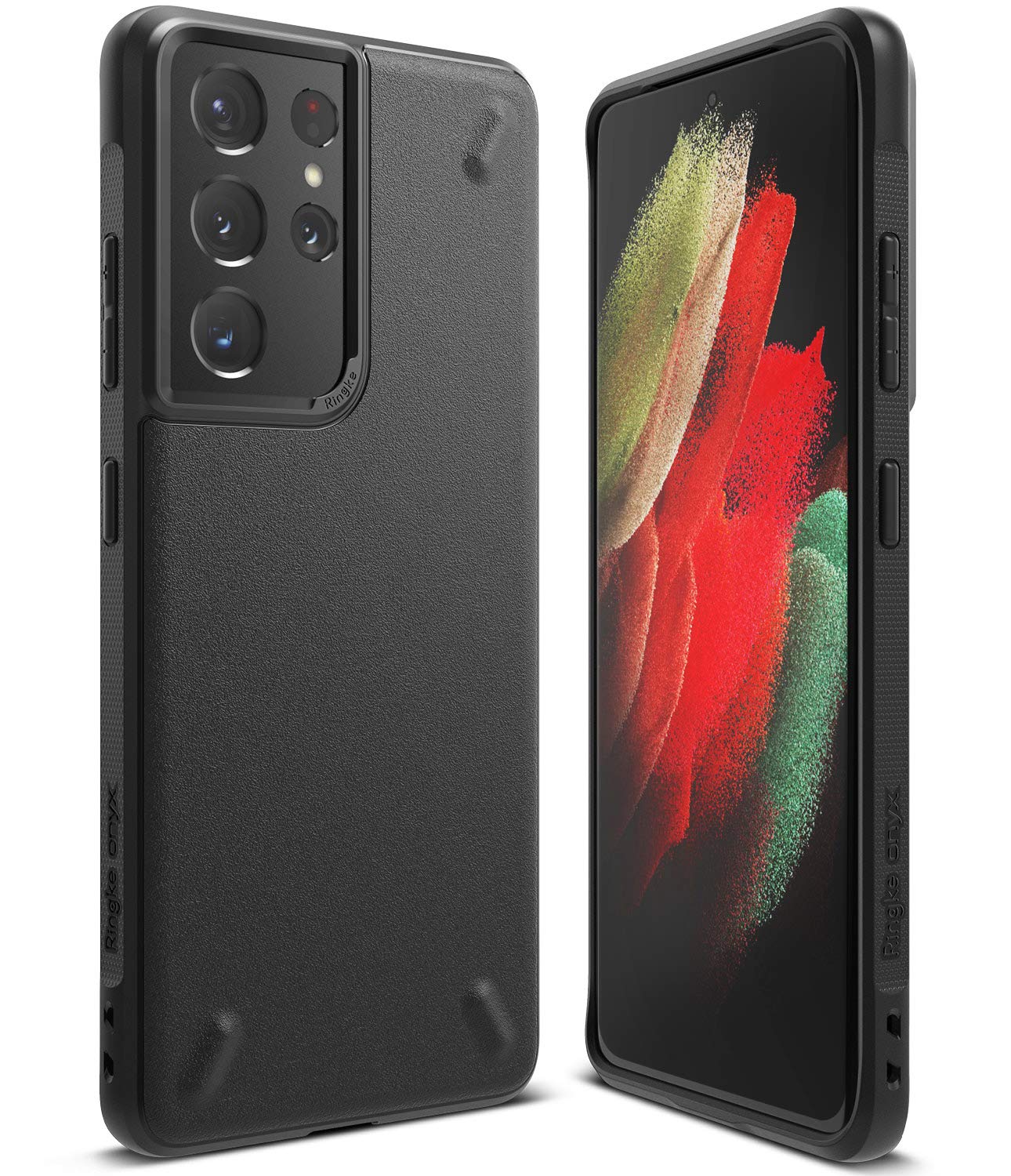 Ringke Onyx Galaxy S21 Ultra Cover Nera Black TPU