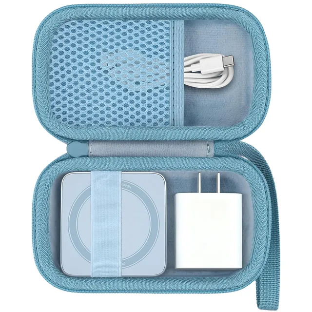Aenllosi custodia MagFlow Qi2 25W 15W blu EVA rigida
