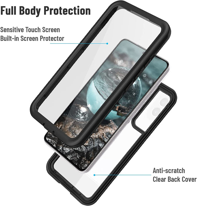 Redpepper Galaxy S22 cover impermeabile trasparente IP68