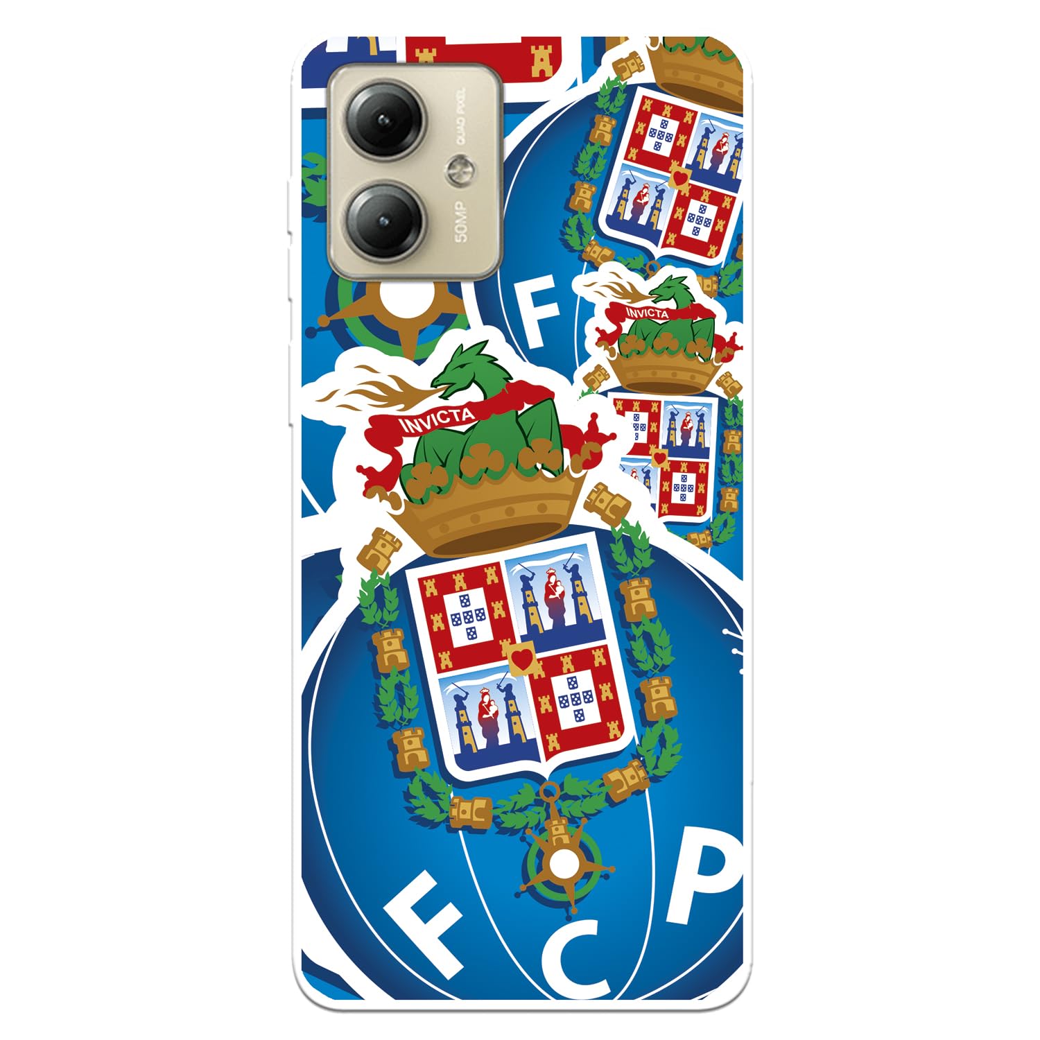 La Casa de las Carcasas Squadre Moto G14 custodia Porto Scudo silicone