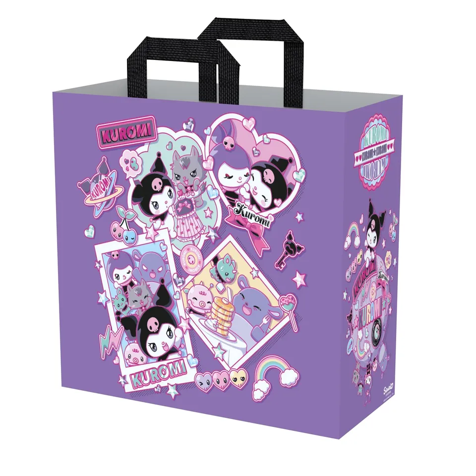 Konix Hello Kitty shopper M 40x45x20 Kuromi Friends viola