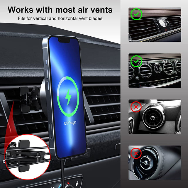 Redpepper Phone Holder supporto auto magnetico 15W ricarica