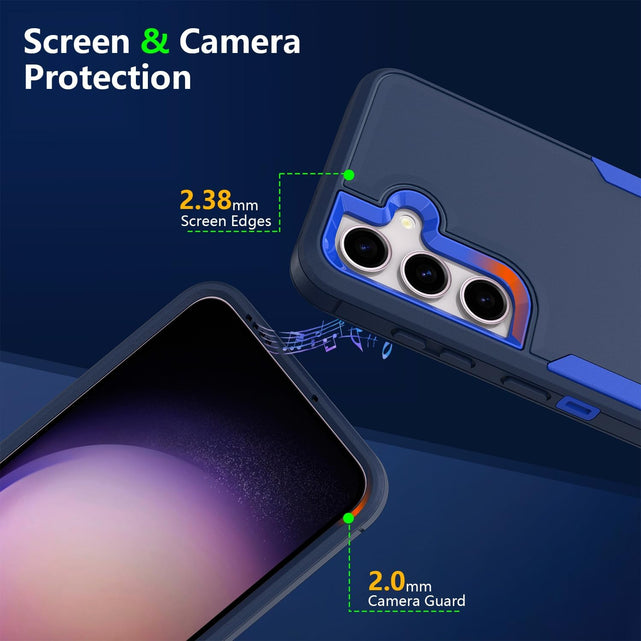 Redpepper Galaxy Cases Galaxy S25 Plus cover blu magnetica con vetro