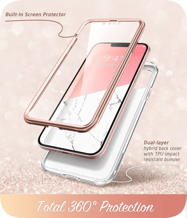 Redpepper iPhone 13 Mini Cover Marmo Integrale TPU 5,4"