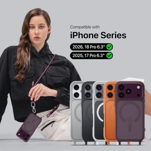Redpepper iPhone 18 Pro Cover MagSafe con tracolla