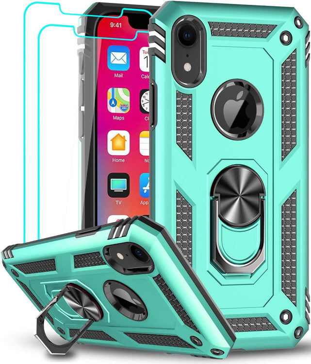 Redpepper iPhone XR Cover Rossa Anello Antiurto 6.1"