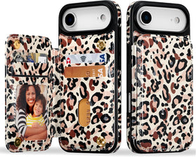 Redpepper iPhone 17 Air Custodia Pelle con Stand e Porta Carte